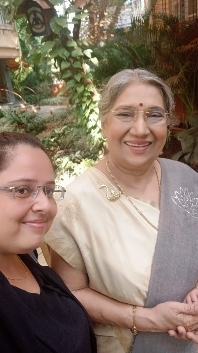 With renowned spiritual mentors
