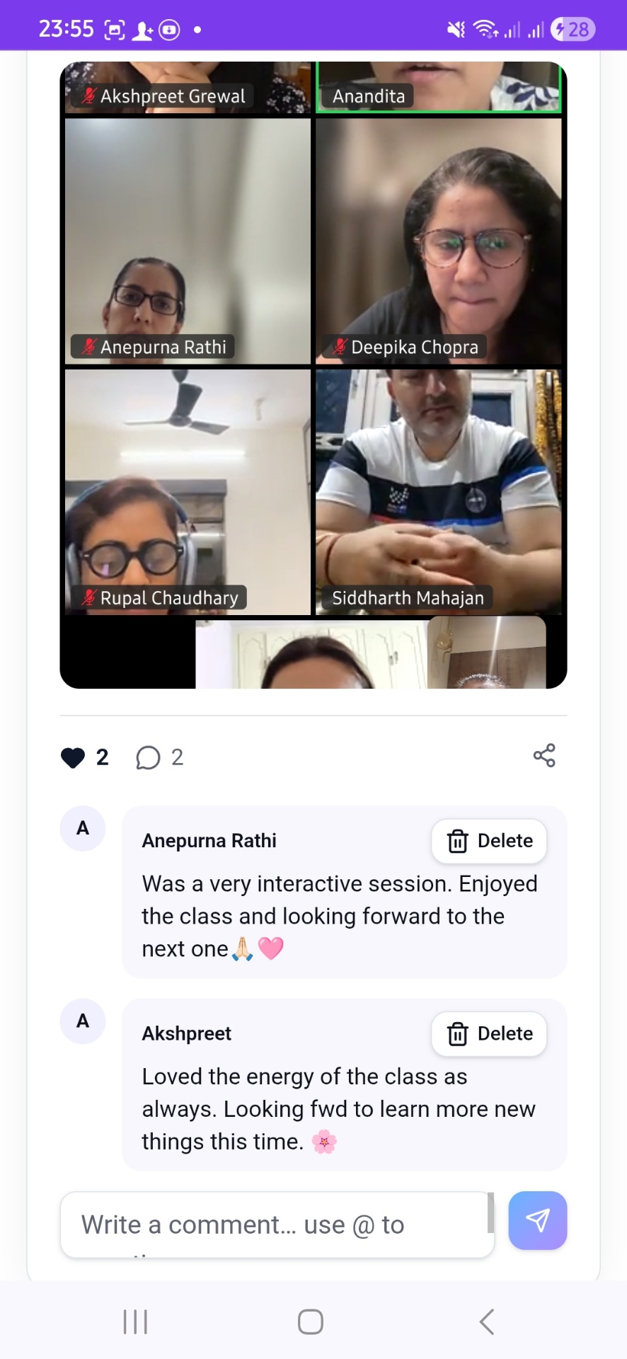 Live classes · real seekers · real conversations
